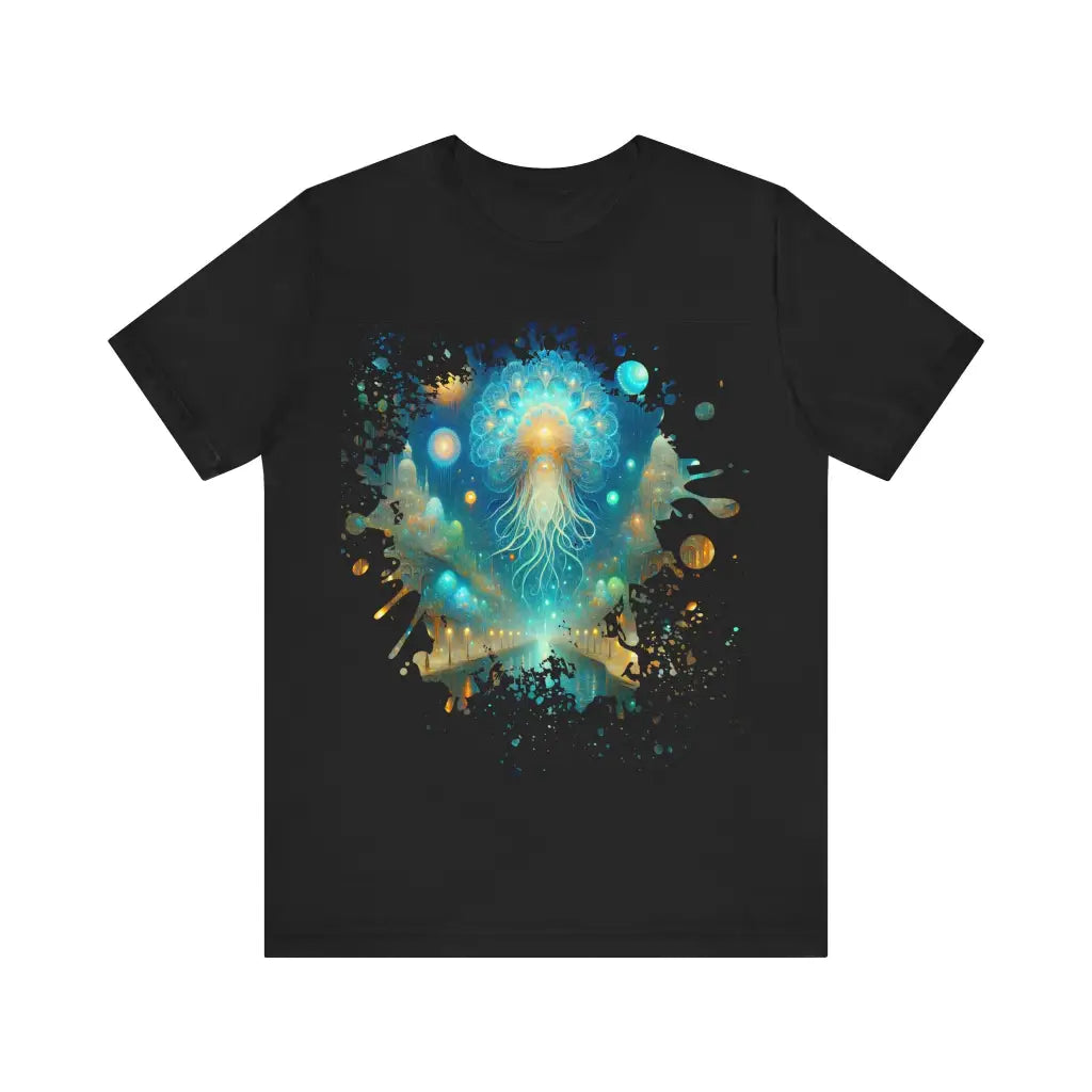 Glowing Jellyfish Promenade - Jersey Short Sleeve Tee