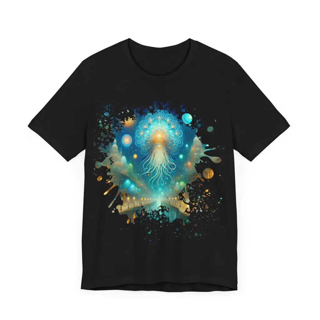 Glowing Jellyfish Promenade - Jersey Short Sleeve Tee