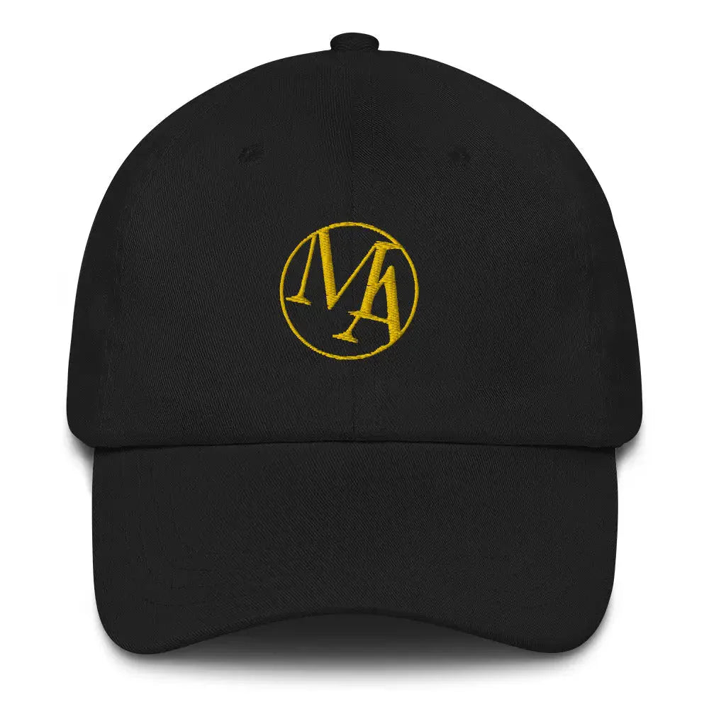 Gold Maxwell Alexanders Insignia Dad hat - Black - Hat