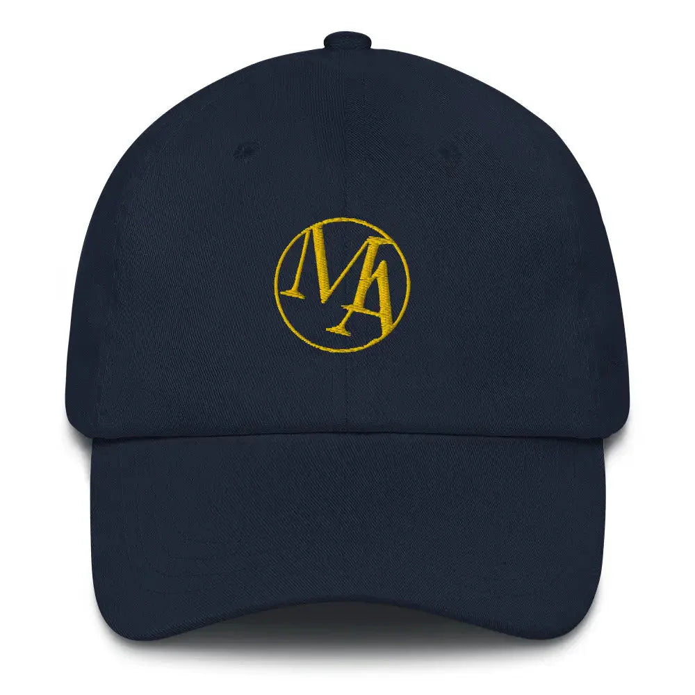 Gold Maxwell Alexanders Insignia Dad hat - Navy - Hat