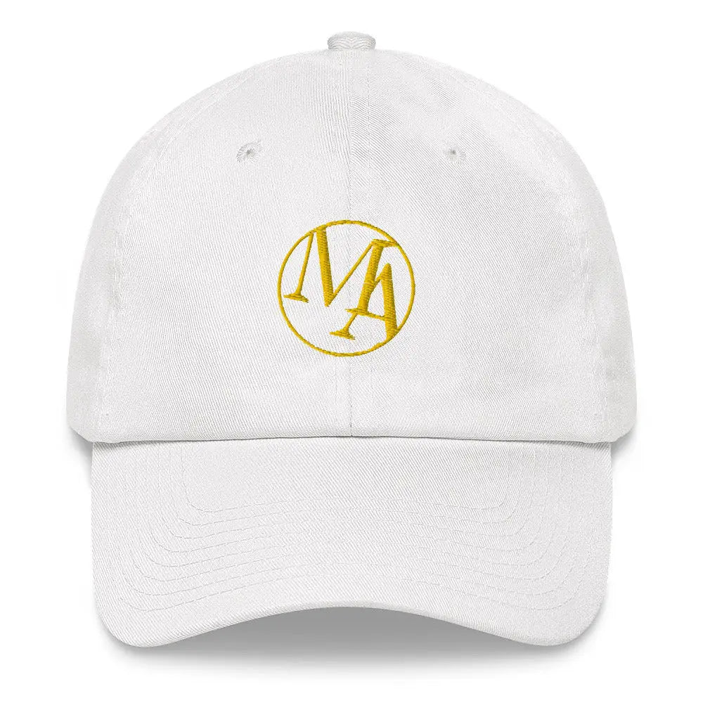 Gold Maxwell Alexanders Insignia Dad hat - White - Hat