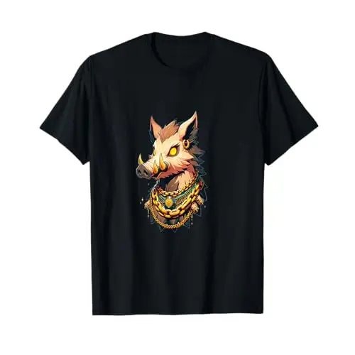 Golden Boar: The Hip Hop Icon T Shirt Apparel