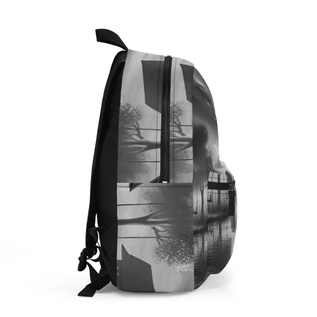 Golden Horizon at the Lakeside Cabins Backpack One size Bags