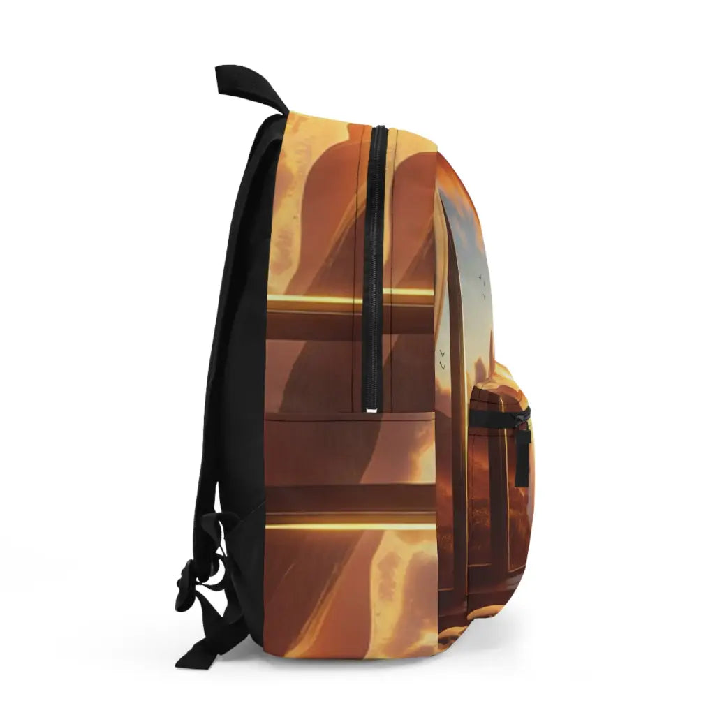 Golden Horizon View Backpack One size Bags