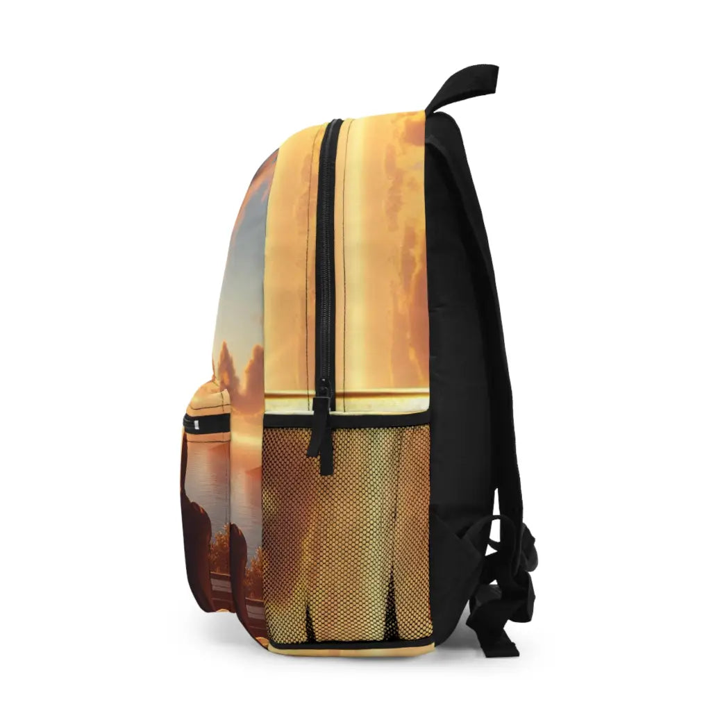 Golden Horizon View Backpack One size Bags
