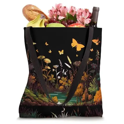 Golden Meadow: A Sunlit Garden of Butterflies Tote Bag
