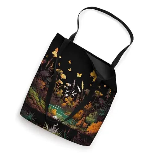 Golden Meadow: A Sunlit Garden of Butterflies Tote Bag