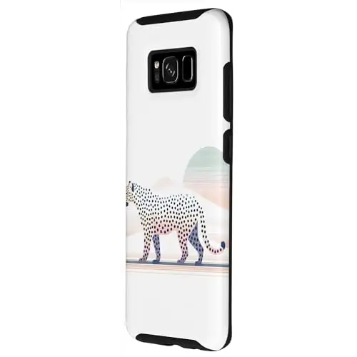 Grace in the Sands: Leopard’s Sunset Walk Case (Galaxy S8