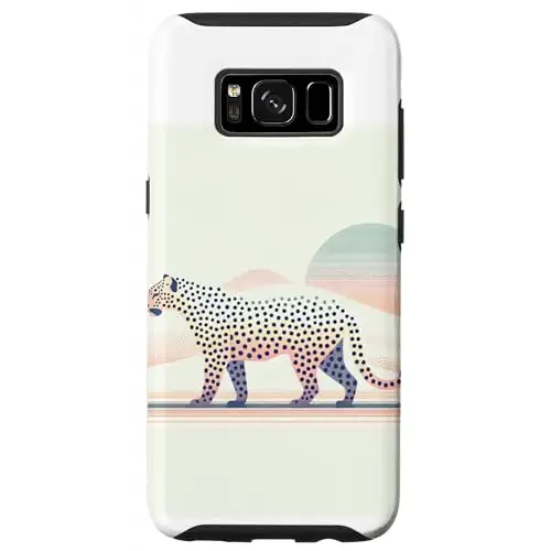 Grace in the Sands: Leopard’s Sunset Walk Case (Galaxy S8