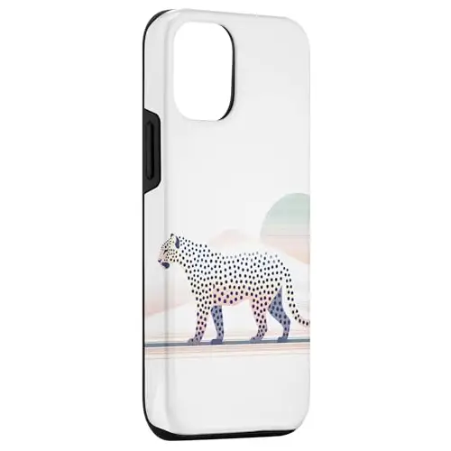 Grace in the Sands: Leopard’s Sunset Walk Case (iPhone