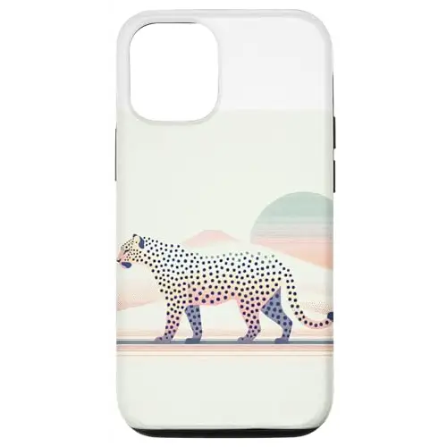 Grace in the Sands: Leopard’s Sunset Walk Case (iPhone