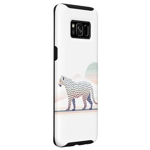 Grace in the Sands: Leopard’s Sunset Walk Case (Galaxy S8