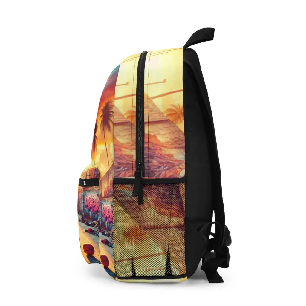 Graffiti Court in Paradise Backpack One size Bags