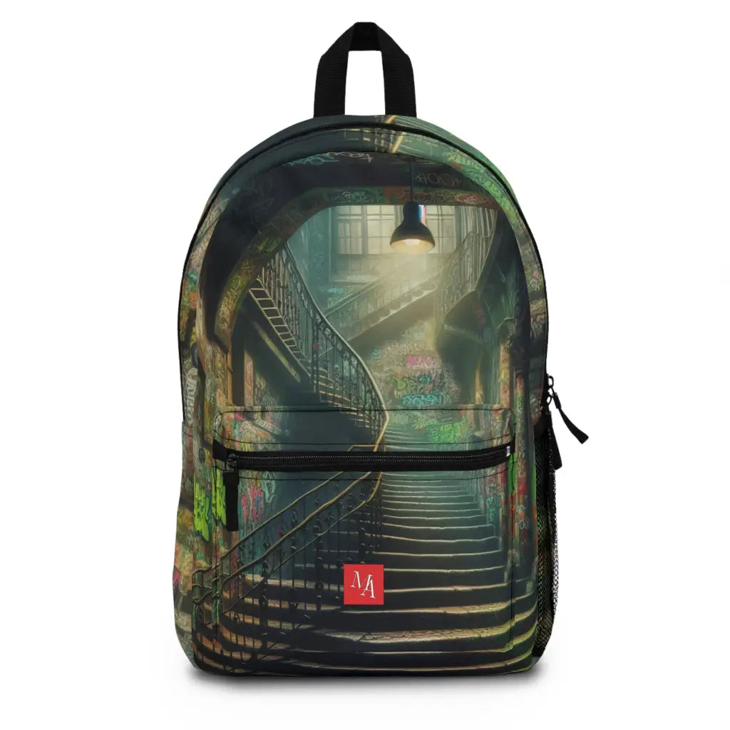 Graffiti Stairway Passage Backpack One size Bags