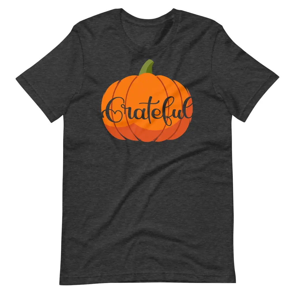 Grateful t-shirt - Dark Grey Heather / S - T-Shirt