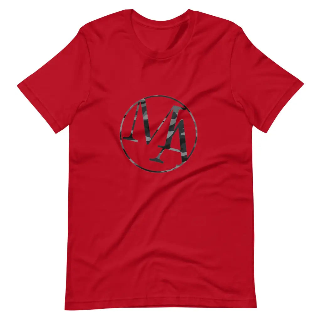 Grey Camo Maxwell Alexanders Insignia t-shirt - Red / S