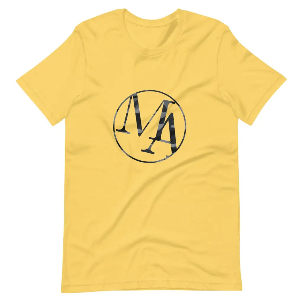 Grey Camo Maxwell Alexanders Insignia t-shirt - Yellow / S