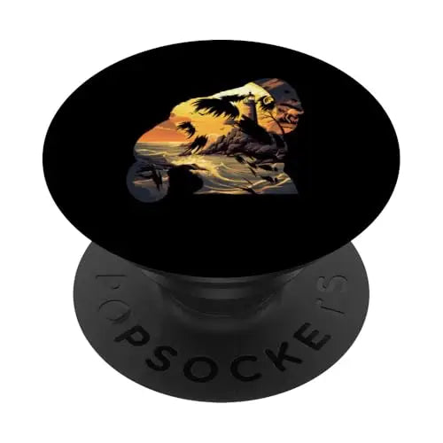 Guardian of the Coast: The Sentinel’s Vigil PopSockets