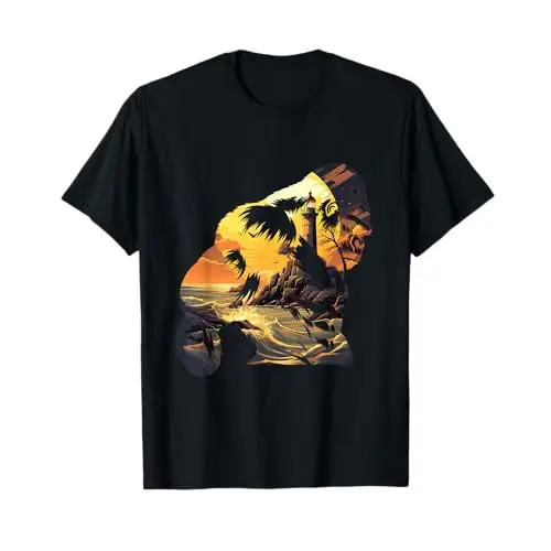 Guardian of the Coast: The Sentinel’s Vigil T Shirt Apparel