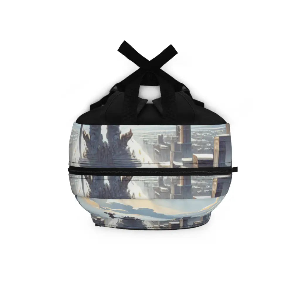 Guardian of the Frosted Cityscape Backpack One size Bags