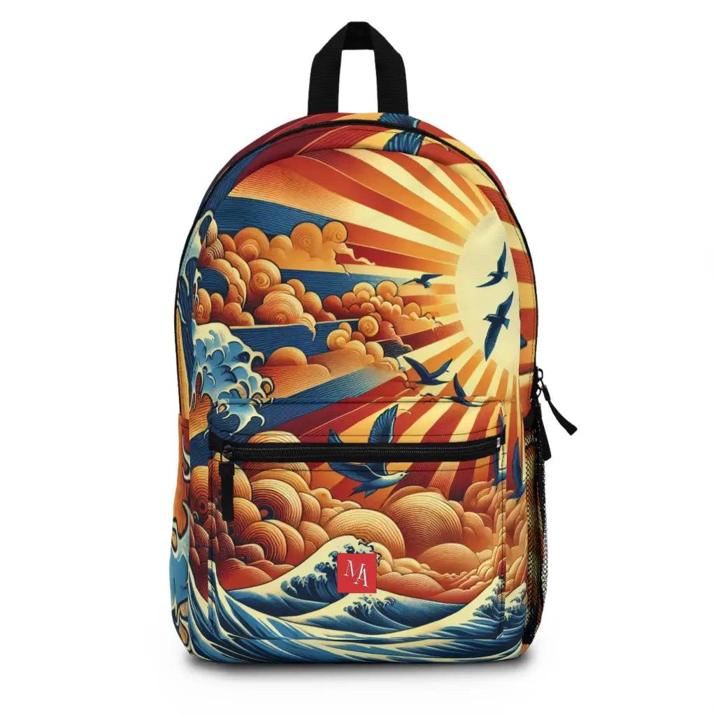 Guiding Beacon Over Waves Backpack One size Bags