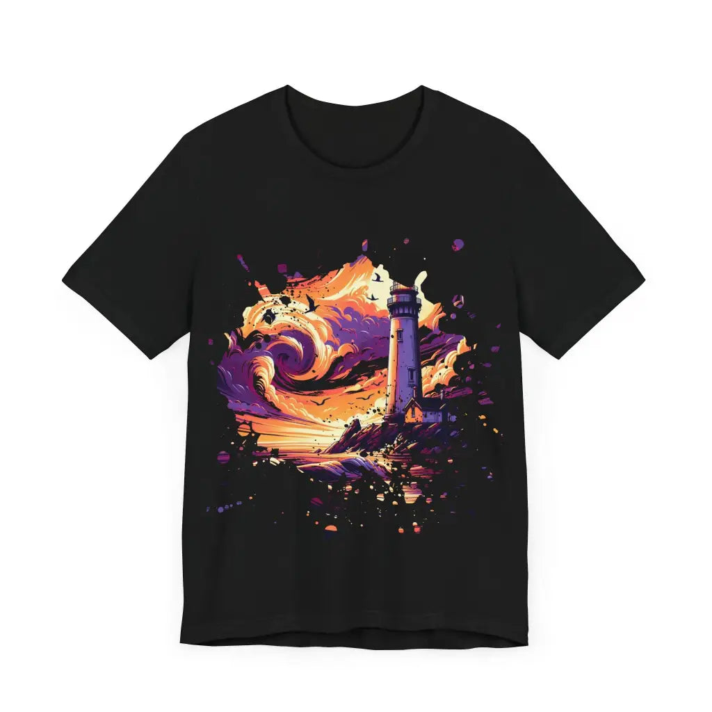 Guiding Light Amidst Swirling Tides - Jersey Short Sleeve