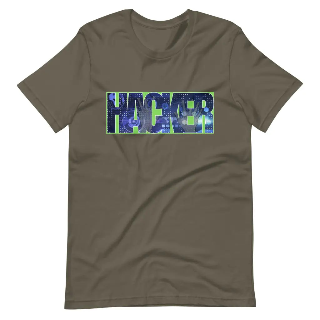 HACKER t-shirt - Army / S - T-Shirt