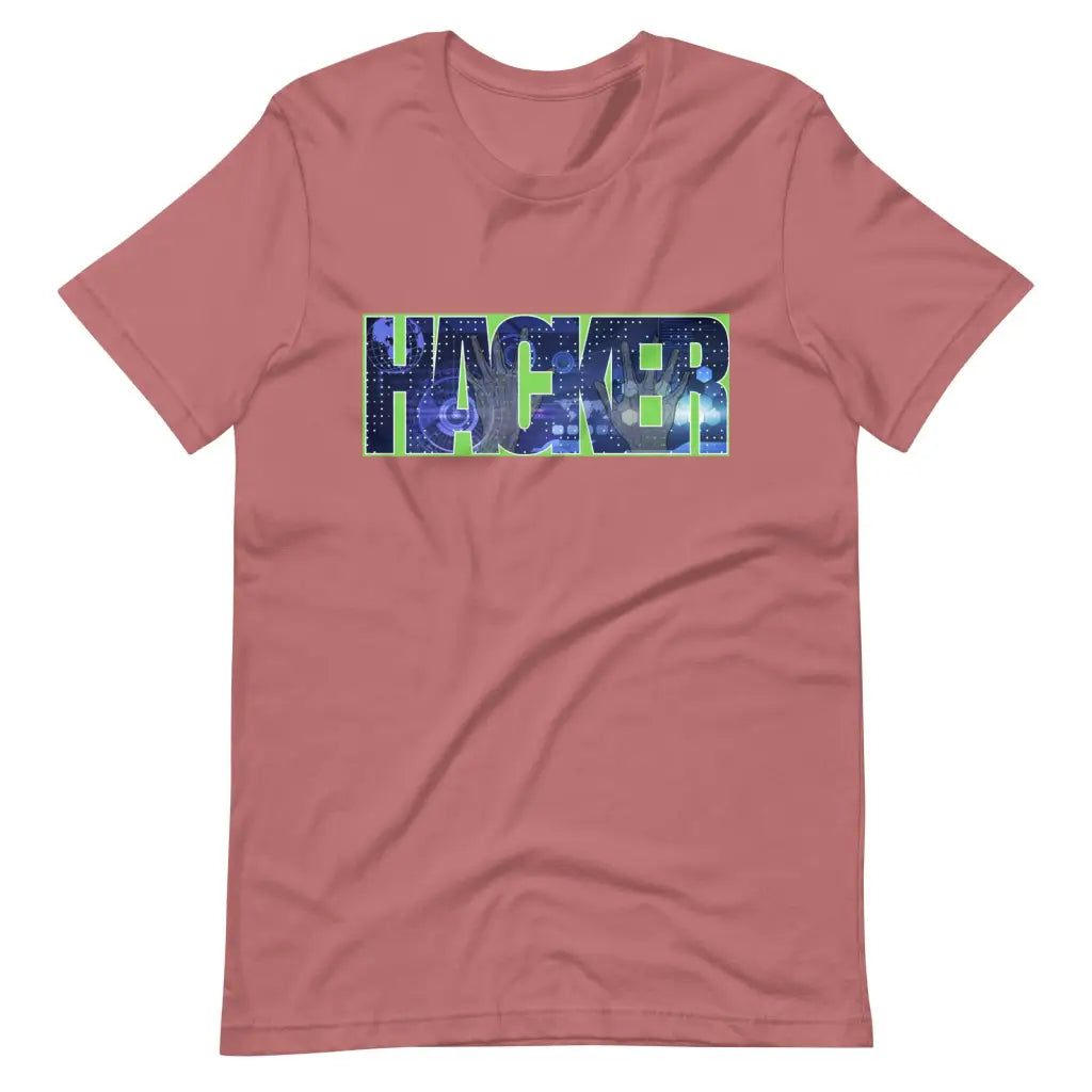 HACKER t-shirt - Mauve / S - T-Shirt