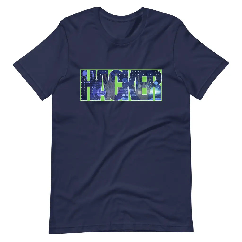 HACKER t-shirt - Navy / S - T-Shirt