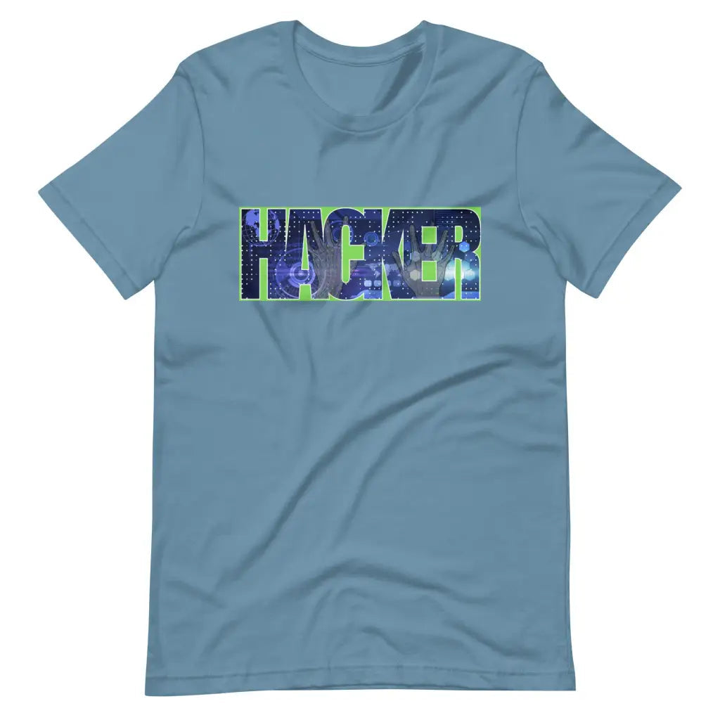 HACKER t-shirt - Steel Blue / S - T-Shirt