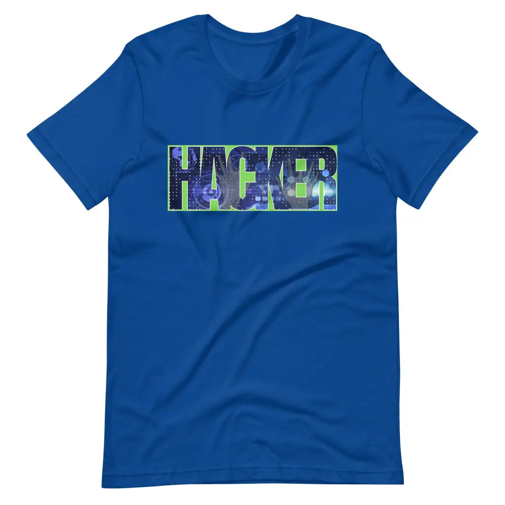 HACKER t-shirt - True Royal / S - T-Shirt