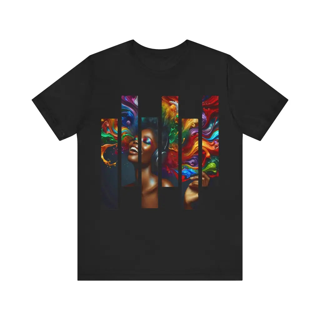 Harmony of Echoes Jersey Short Sleeve Tee Black / S T Shirt