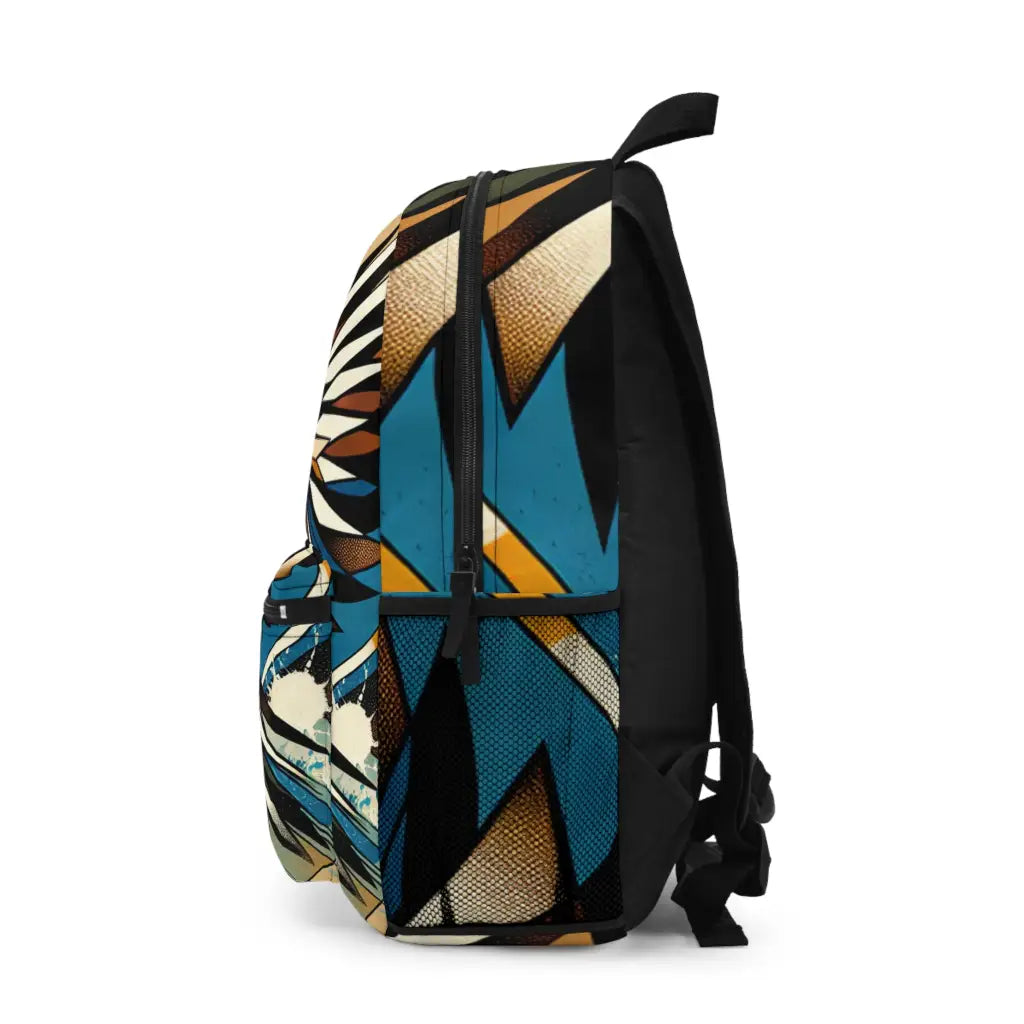 Hawk in Flight with Artistic Flair Backpack One size Bags