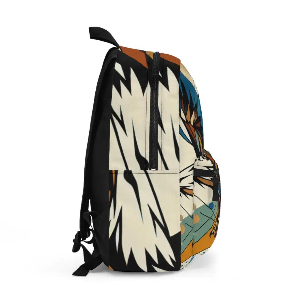 Hawk in Flight with Artistic Flair Backpack One size Bags