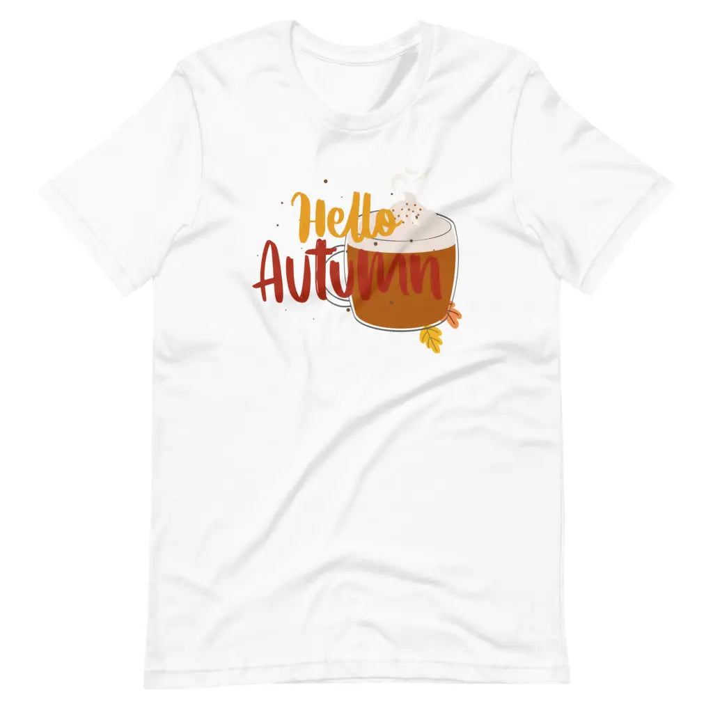 Hello Autumn t-shirt - White / S - T-Shirt