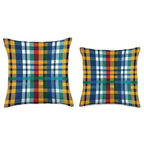 Heritage Plaid: Classic Tartan Revival Throw Pillow Home