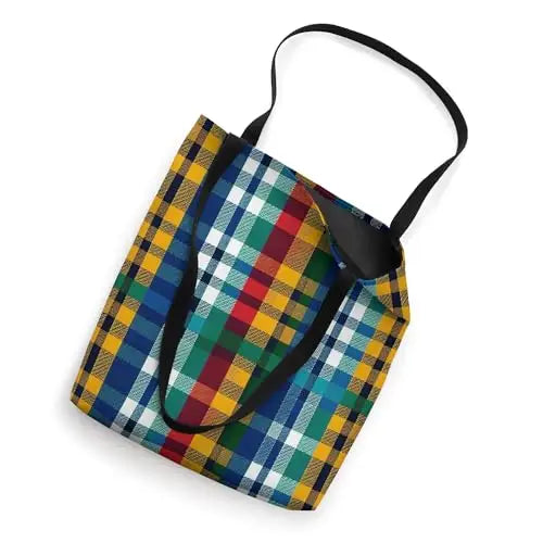 Heritage Plaid: Classic Tartan Revival Tote Bag Apparel