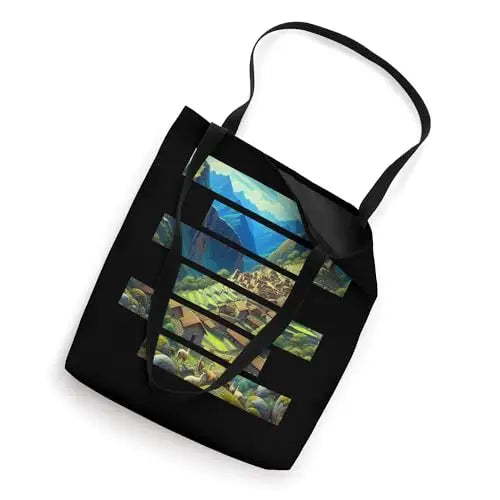 Highland Harmony: Echoes of the Andes Tote Bag Apparel