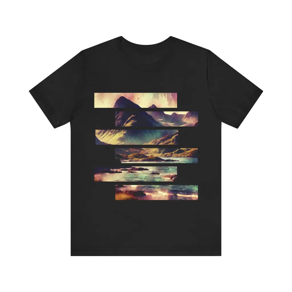 Highland Repose - Jersey Short Sleeve Tee - Black / S