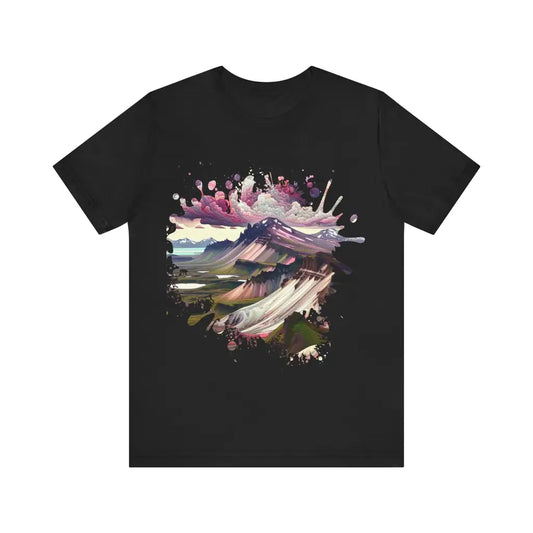 Hillside Swirls and Cotton Clouds - Jersey Short Sleeve Tee