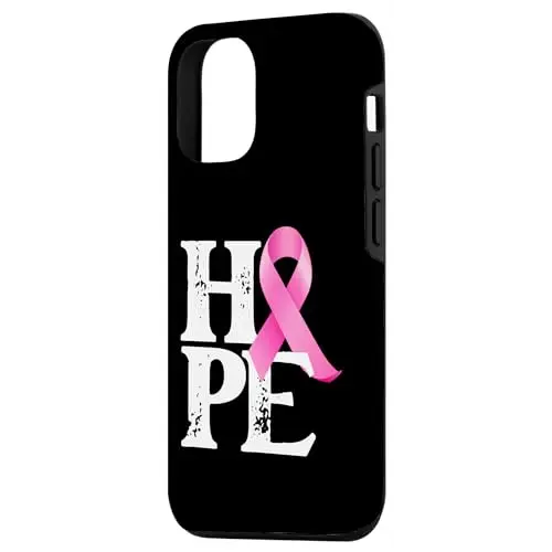 Hopeful Pink Ribbon: Show Support Breast Cancer Awareness