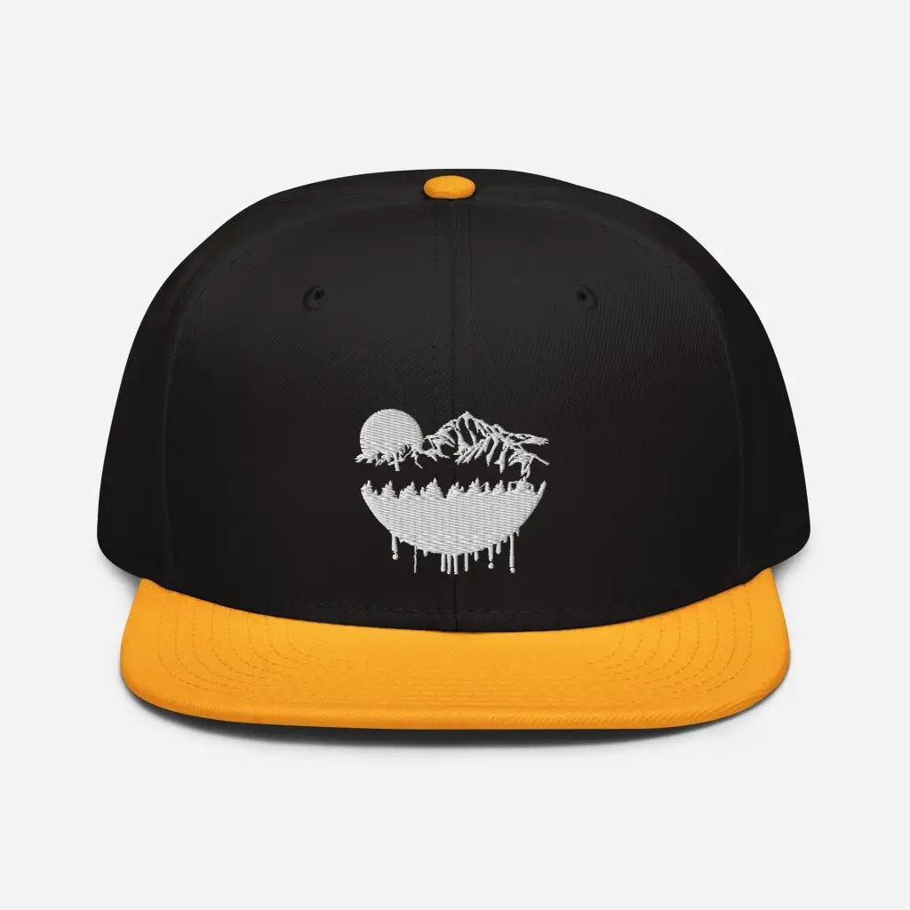 Hot Mountain Lodging Vaca Snapback Hat - Gold / Black