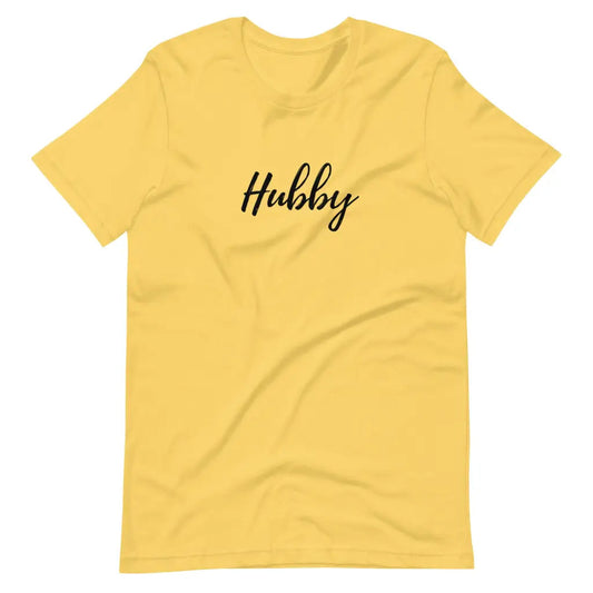Hubby Short-Sleeve T-Shirt - Yellow / S