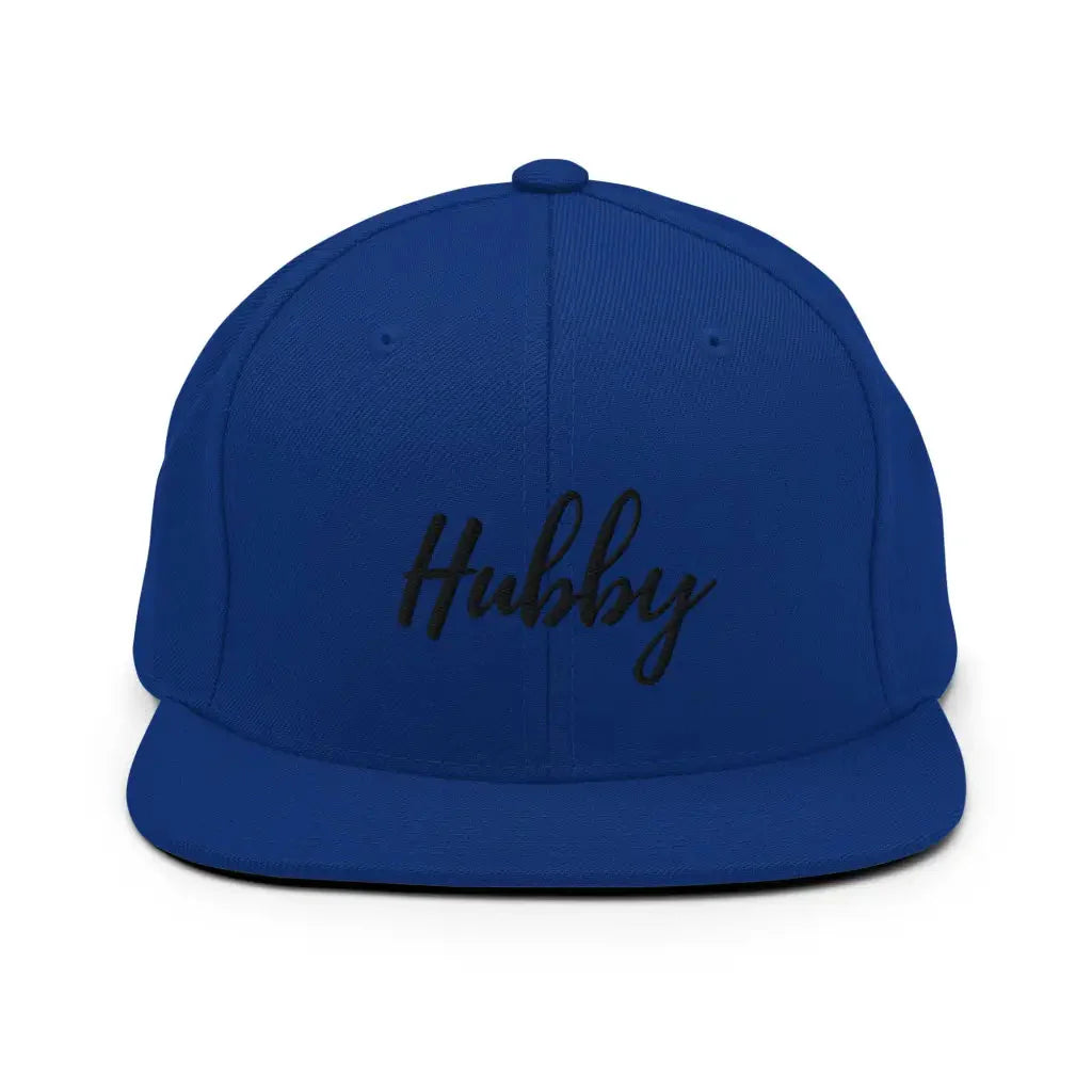 Hubby Snapback Hat - Royal Blue