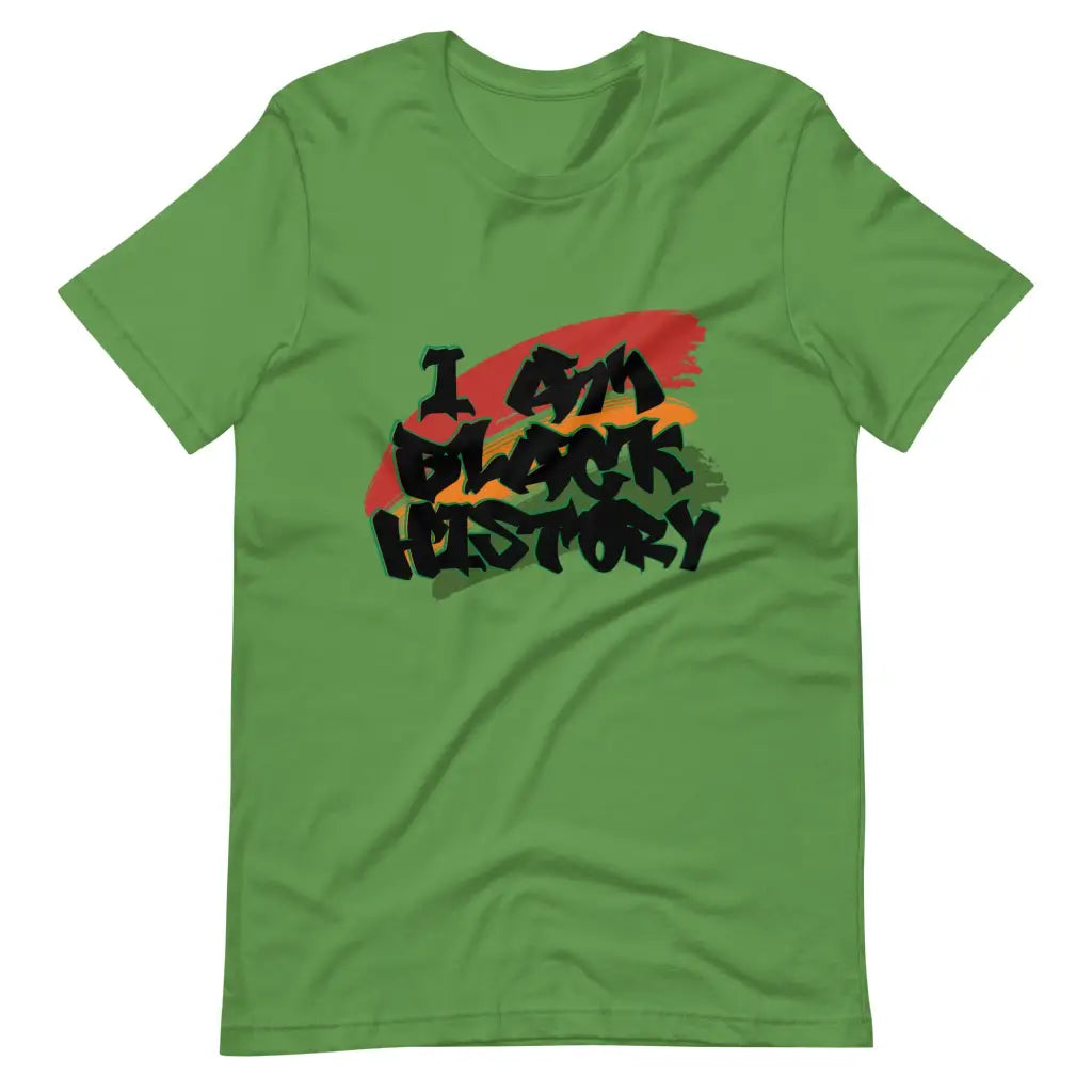 I Am Black History t-shirt - Leaf / S - T-Shirt