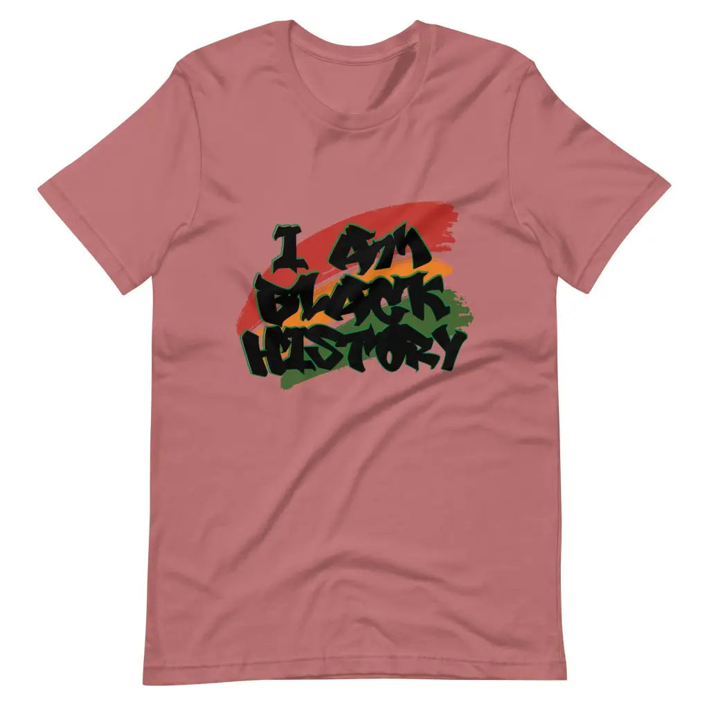 I Am Black History t-shirt - Mauve / S - T-Shirt