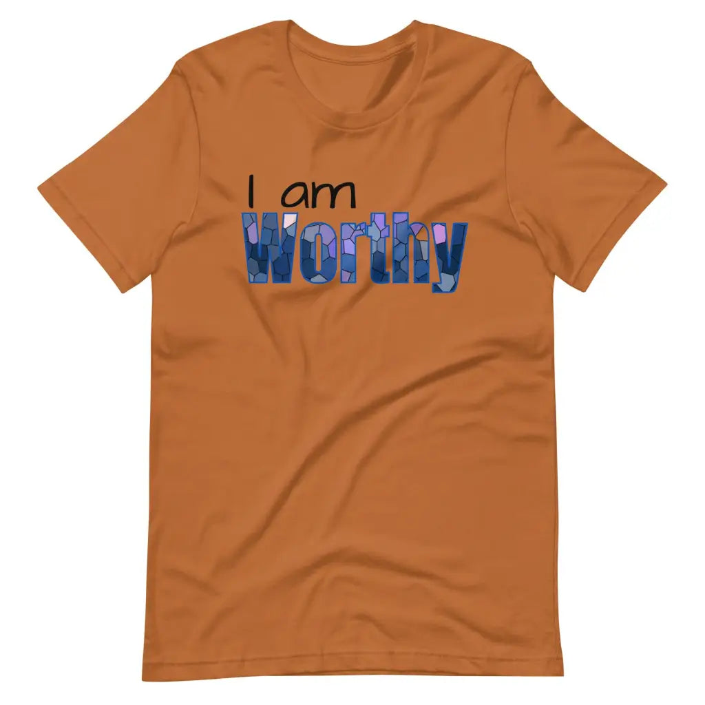 I am Worthy t-shirt - Toast / S - T-Shirt