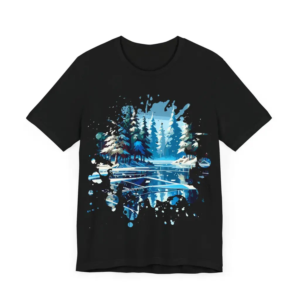 Icy Pine Expanse - Jersey Short Sleeve Tee - T-Shirt