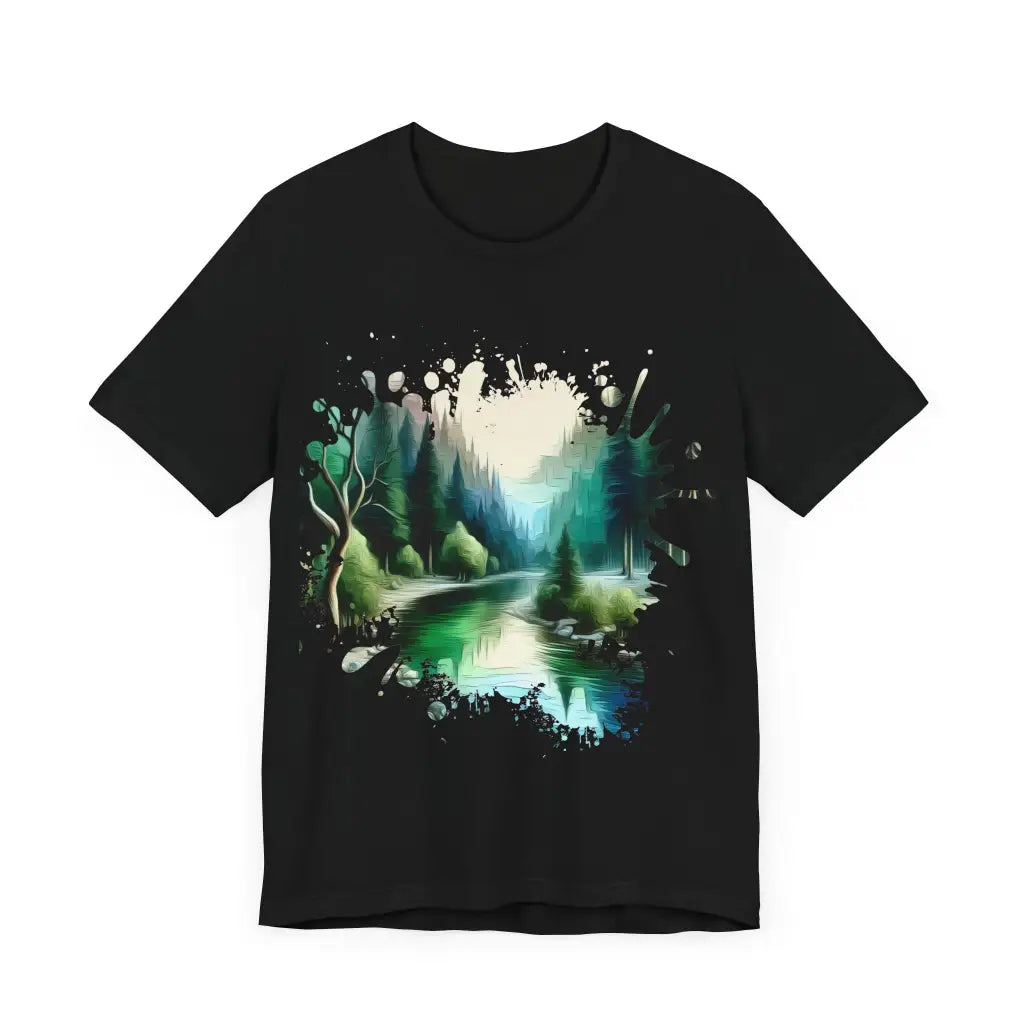 Idyllic Wilderness Stream - Jersey Short Sleeve Tee