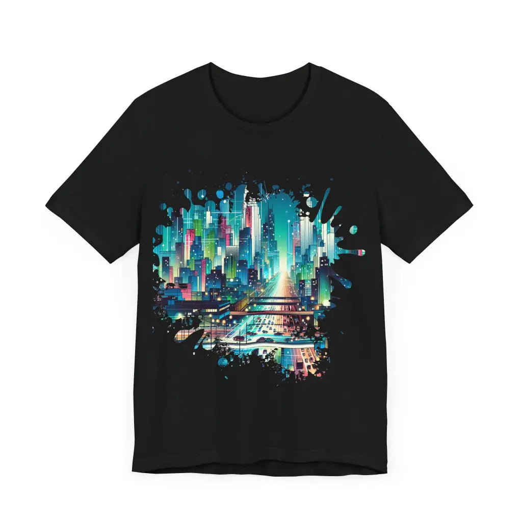 Illuminated Convergence - Jersey Short Sleeve Tee - T-Shirt